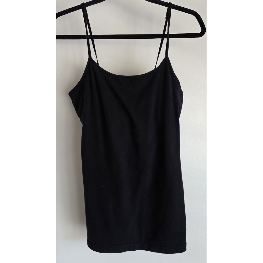 Gap Tank Top Women S Black Sleeveless Scoop Neck Solid Casual Cami
